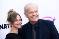 Kelsey Grammer with Kayte Walsh. (Image via Getty)