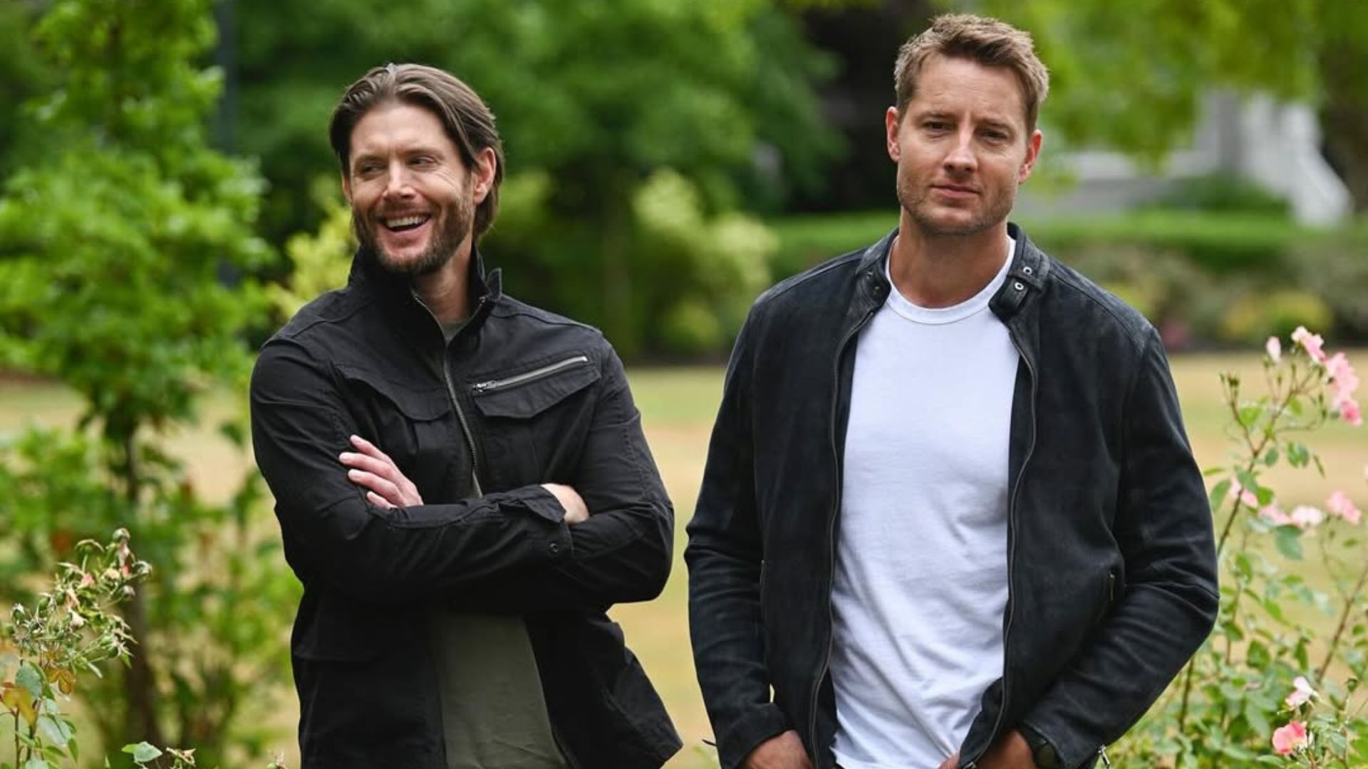 Jensen Ackles and Justin Hartley in Tracker| Image via Instagram: trackercbs