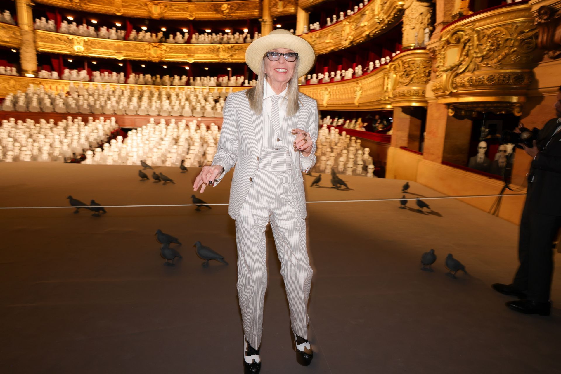 Thom Browne : Front Row - Paris Fashion Week - Haute Couture Fall/Winter 2023/2024 - Source: Getty