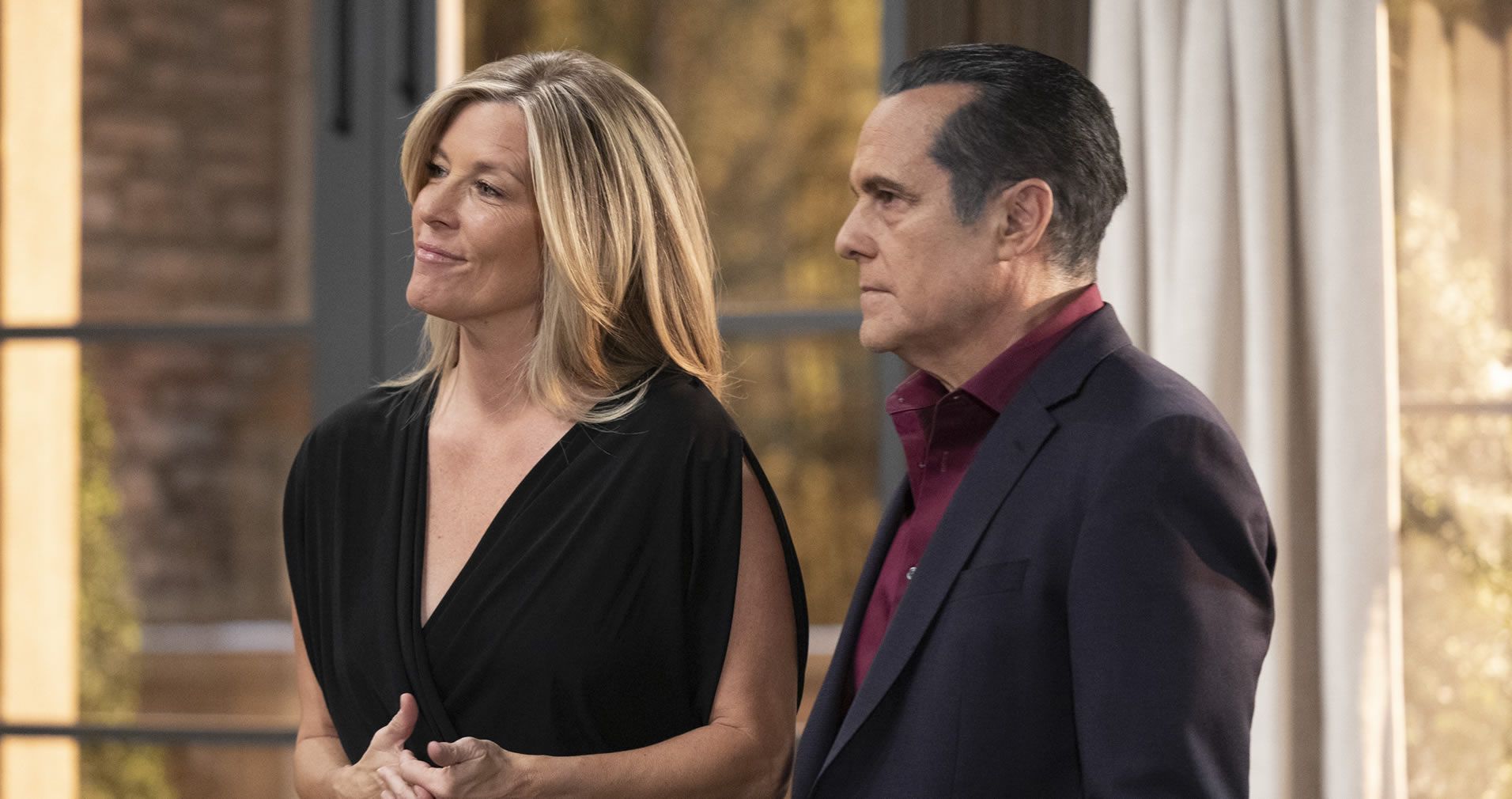 General Hospital&#039;s Carly and Sonny. | Image Source: ABC