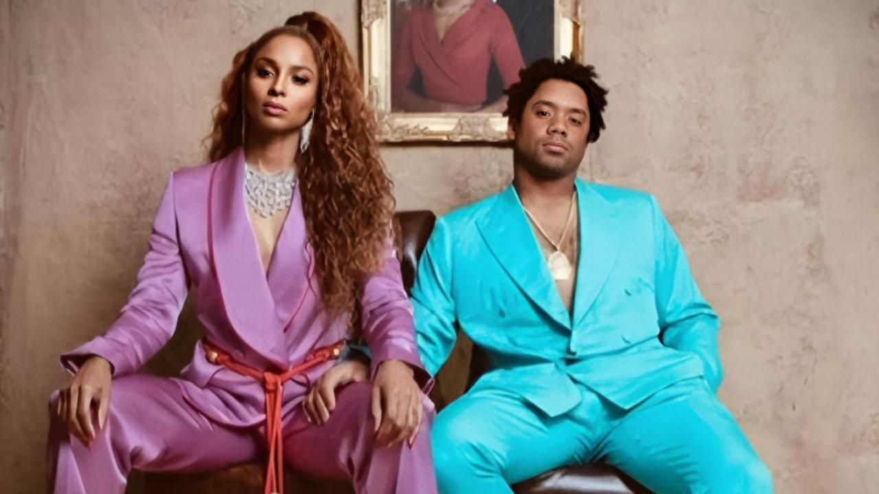 Ciara &amp; Russell Wilson | Image Source: 11Alive via YouTube