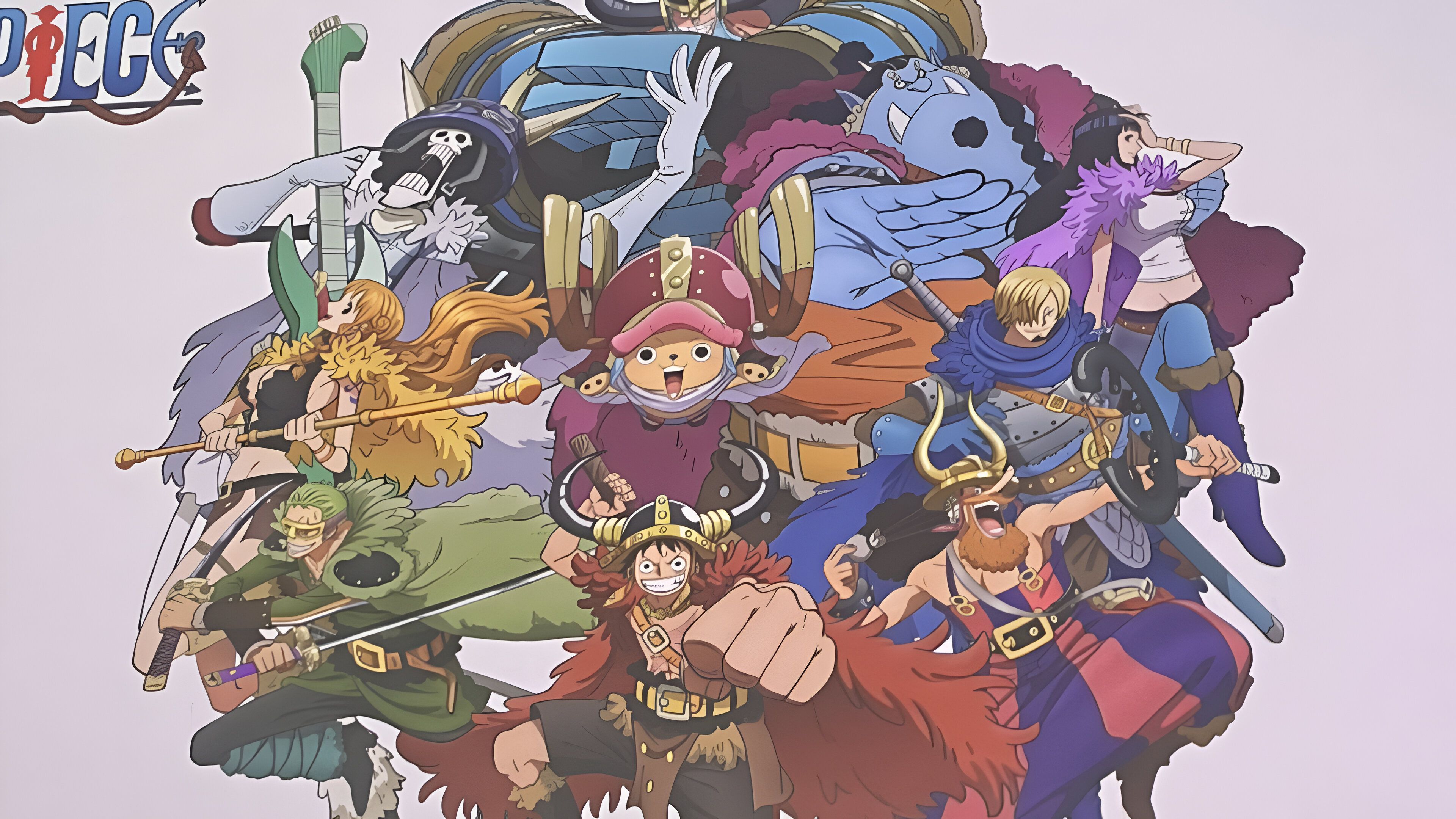 The new key visual of Elbaf arc in One Piece anime