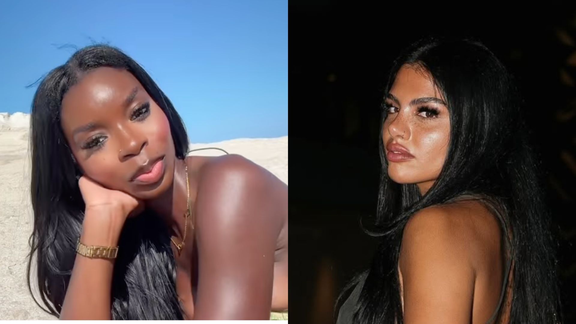 Huda Mustafa apologizes to Olandria Carthen (Image via Instagram/@hudabubbaaa &amp; @x_olandria)