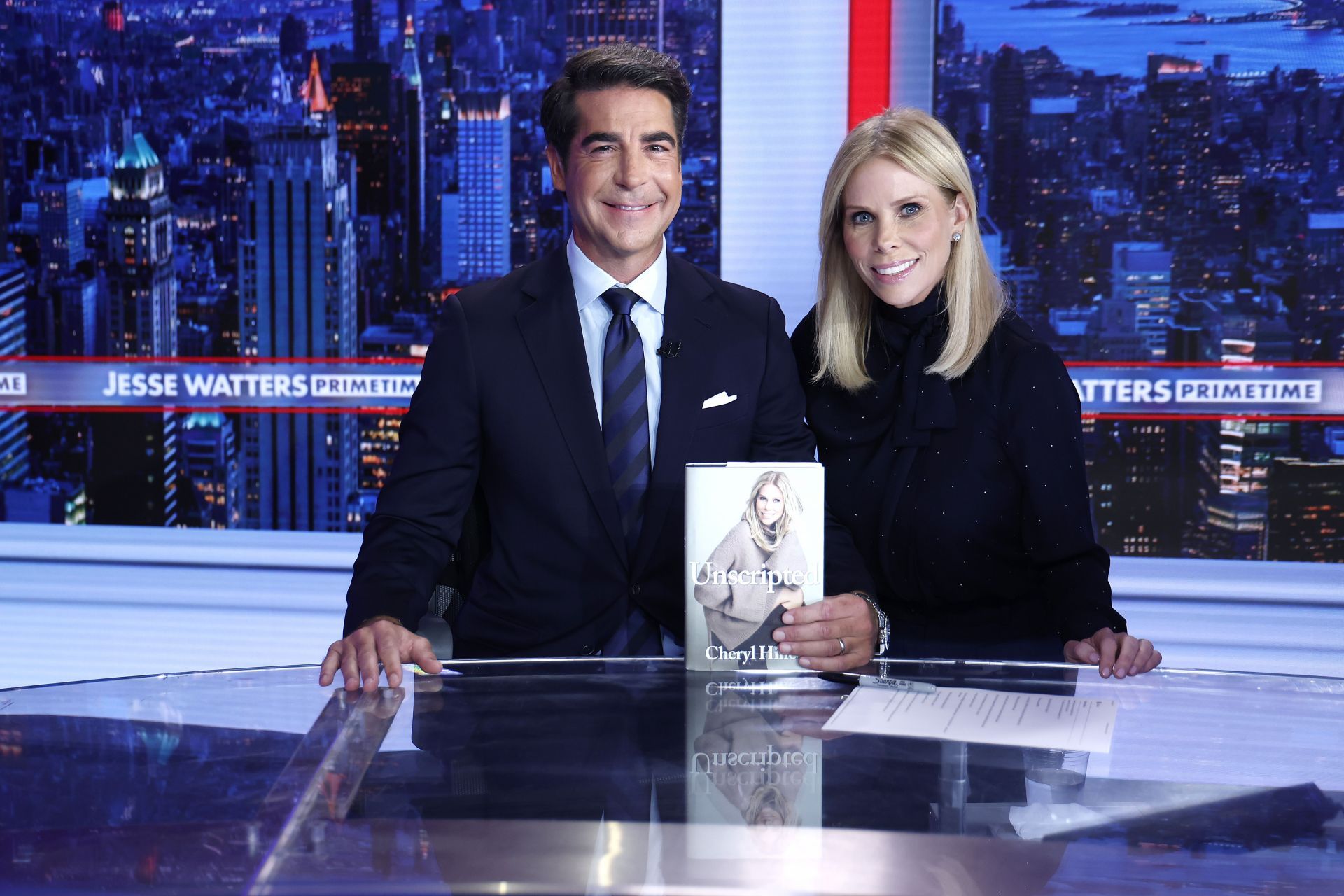 Cheryl Hines Visits &quot;Jesse Watters Primetime&quot; - Source: Getty
