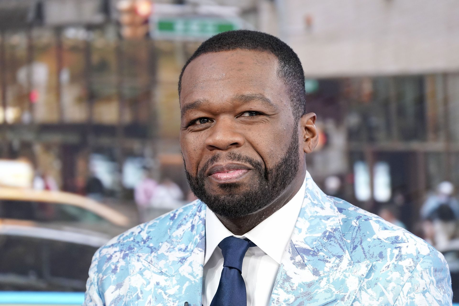 50 Cent Visits &quot;Fox &amp; Friends&quot; - Source: Getty
