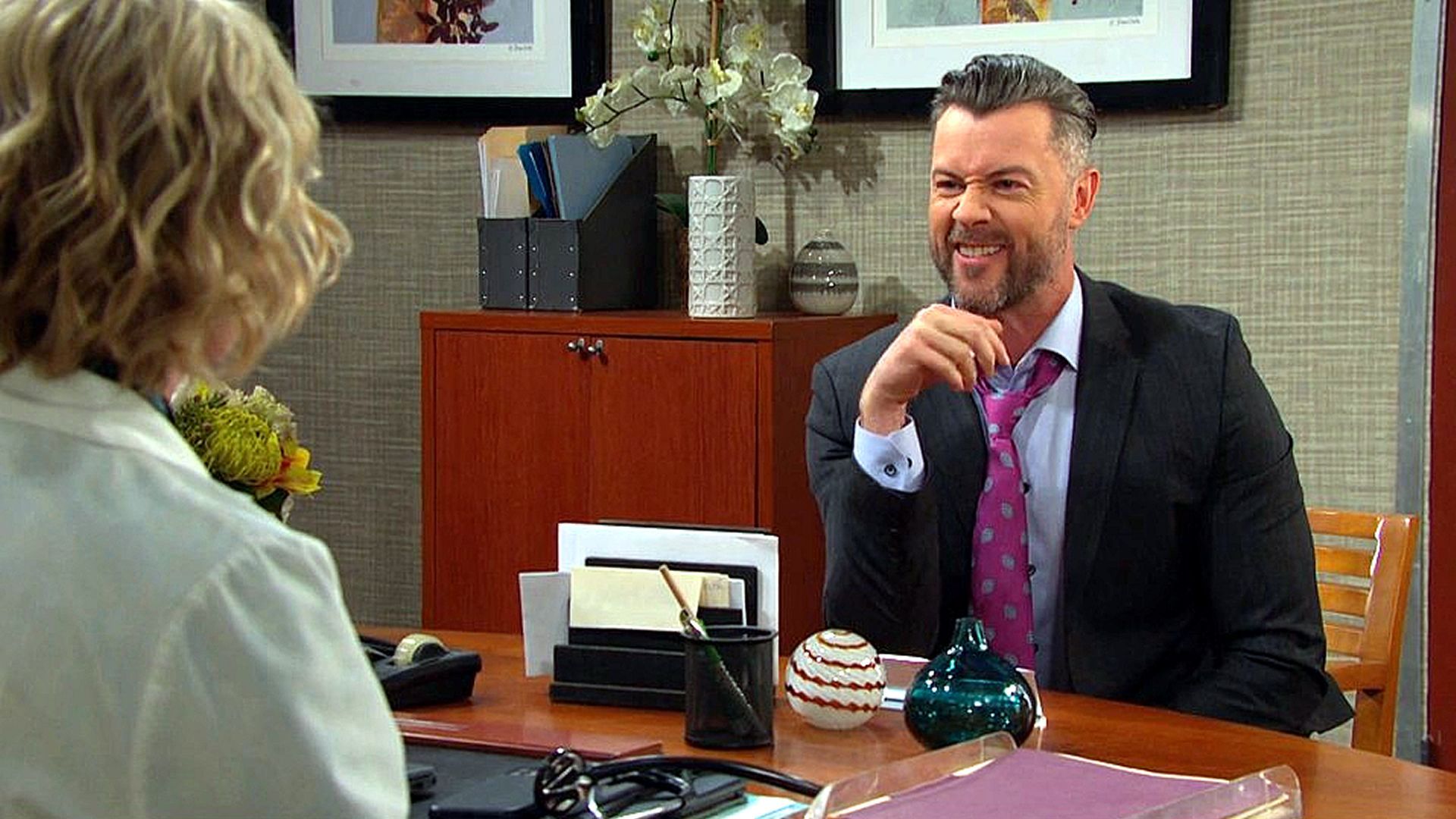 Days of Our Lives&#039; EJ making a funny face. | Image Source: Peacock