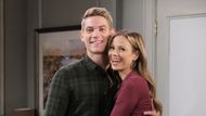 Lucas Adams (Noah) and Tamara Braun (Sienna) on The Young and the Restless | Image: JPI
