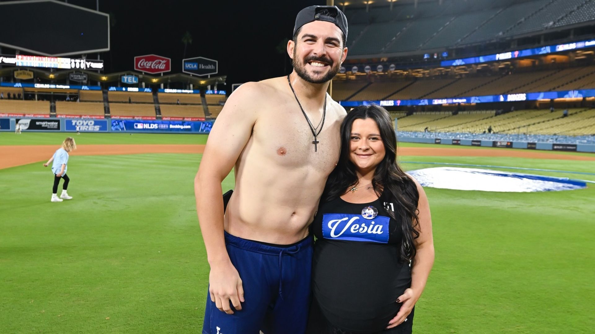 Alex Vesia and his wife, Kayla Vesia (Image via Instagram)