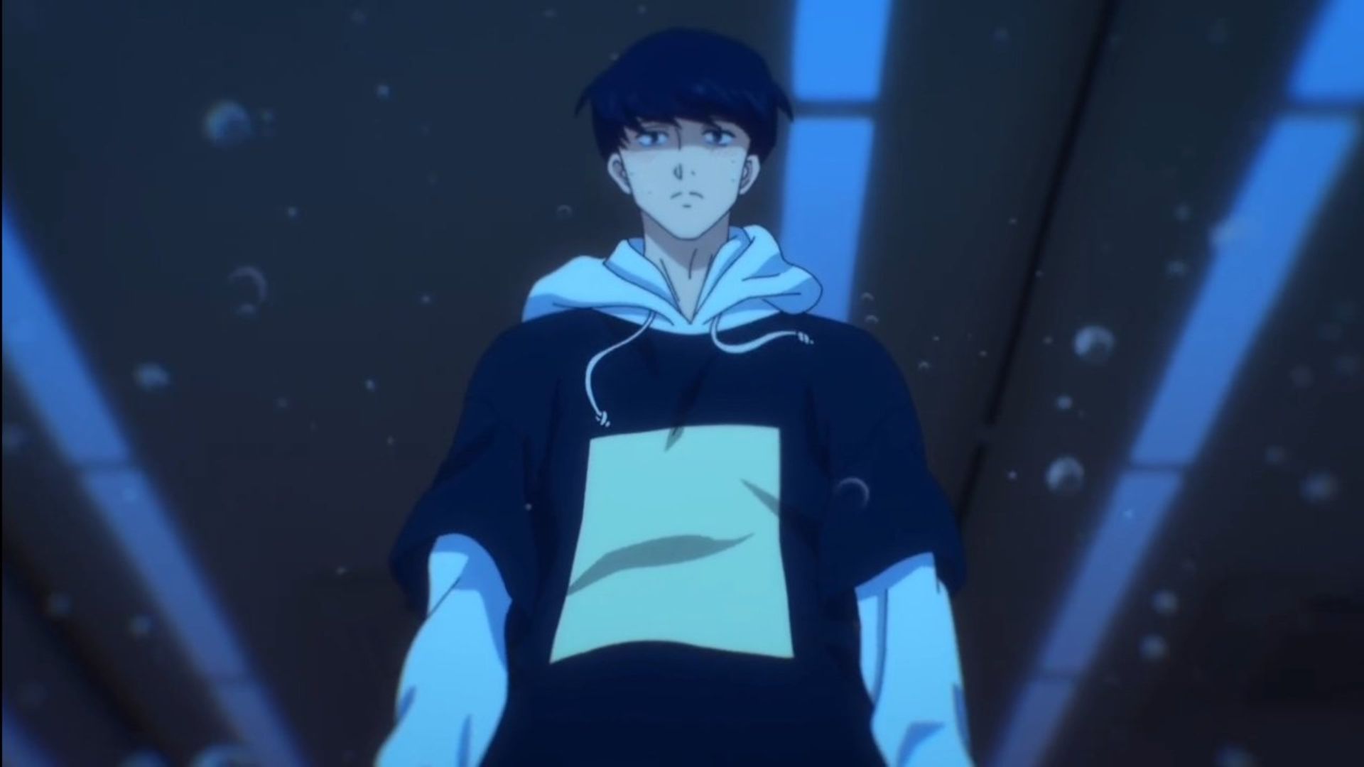 A still from the anime 