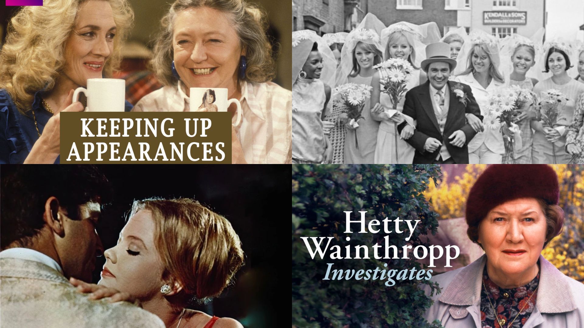 Patricia Routledge movies and TV shows | Images via Apple TV+, Prime Video, MUBI &amp; JustWatch