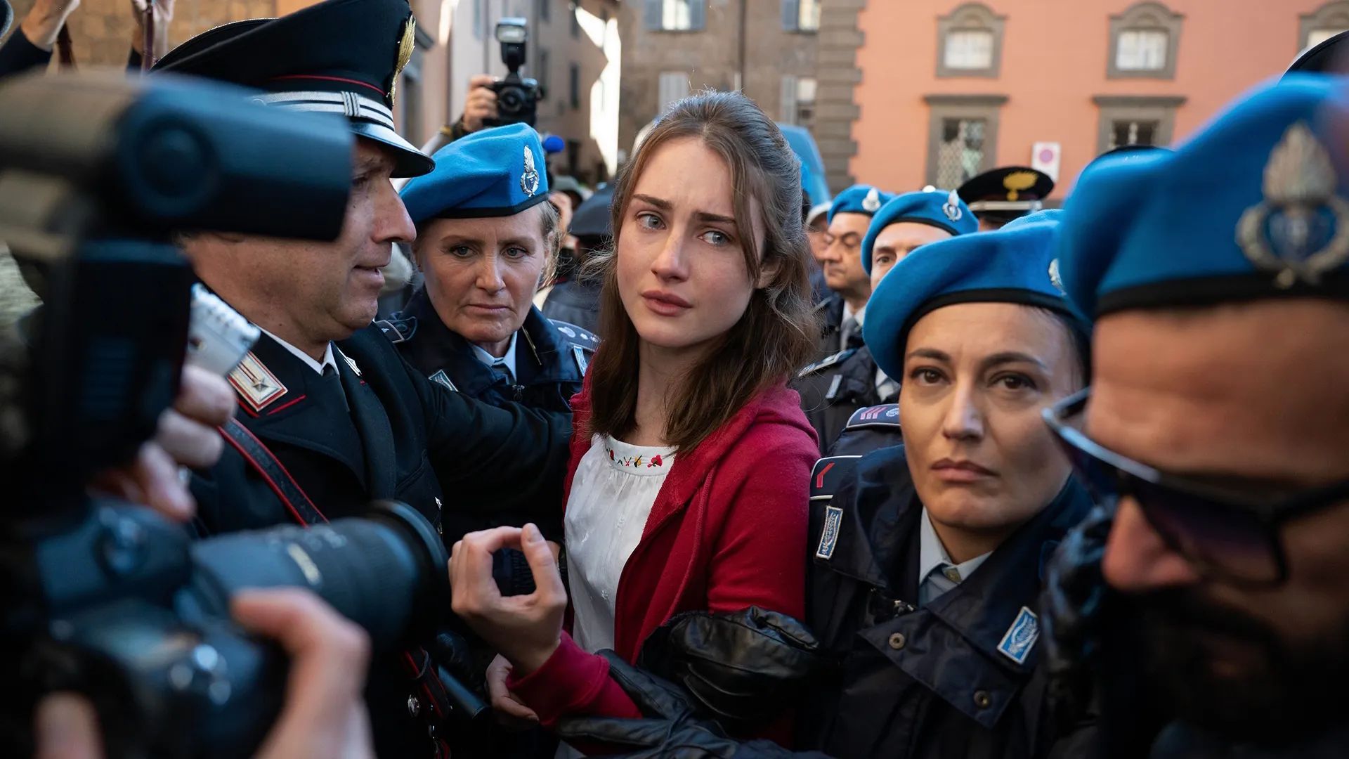 A still from The Twisted Tale of Amanda Knox (Image via Disney+)