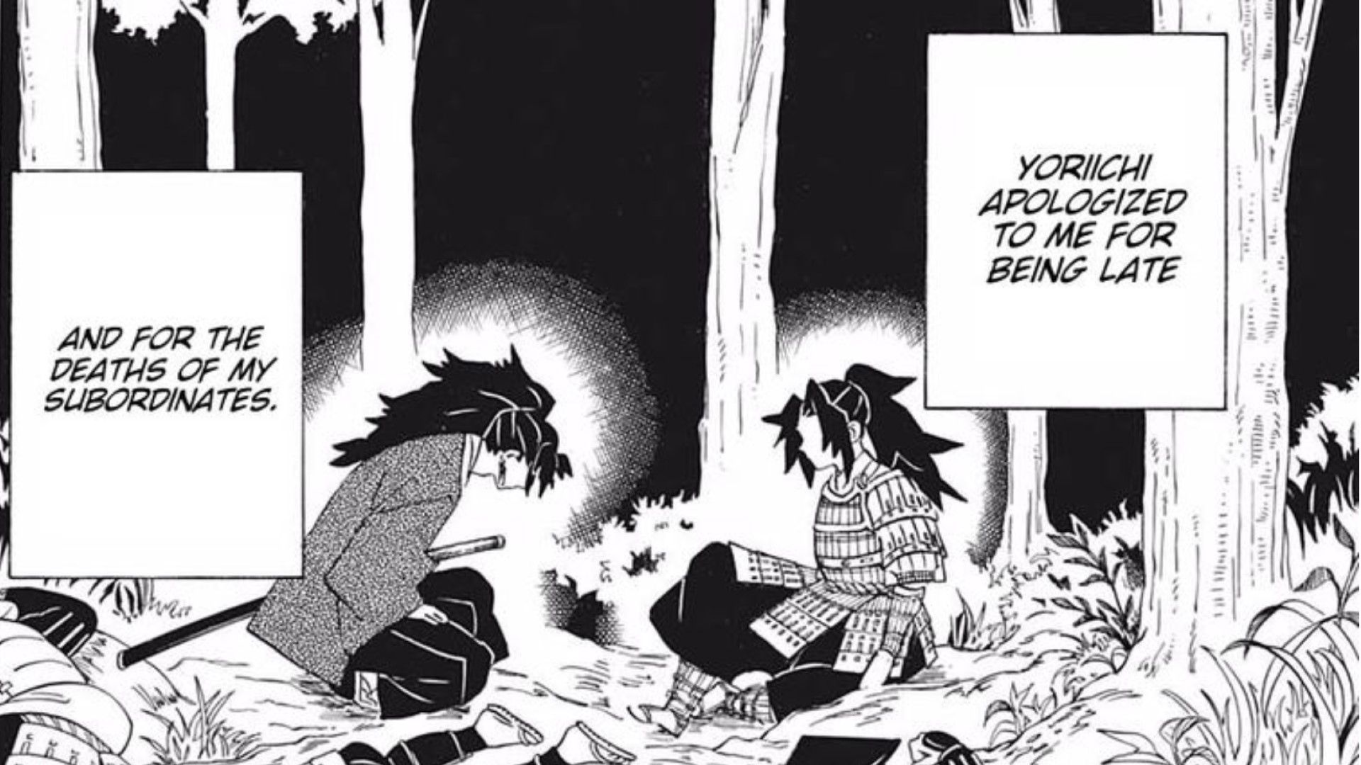 Kokushibo and his brother (Image Credit: Shueisha)