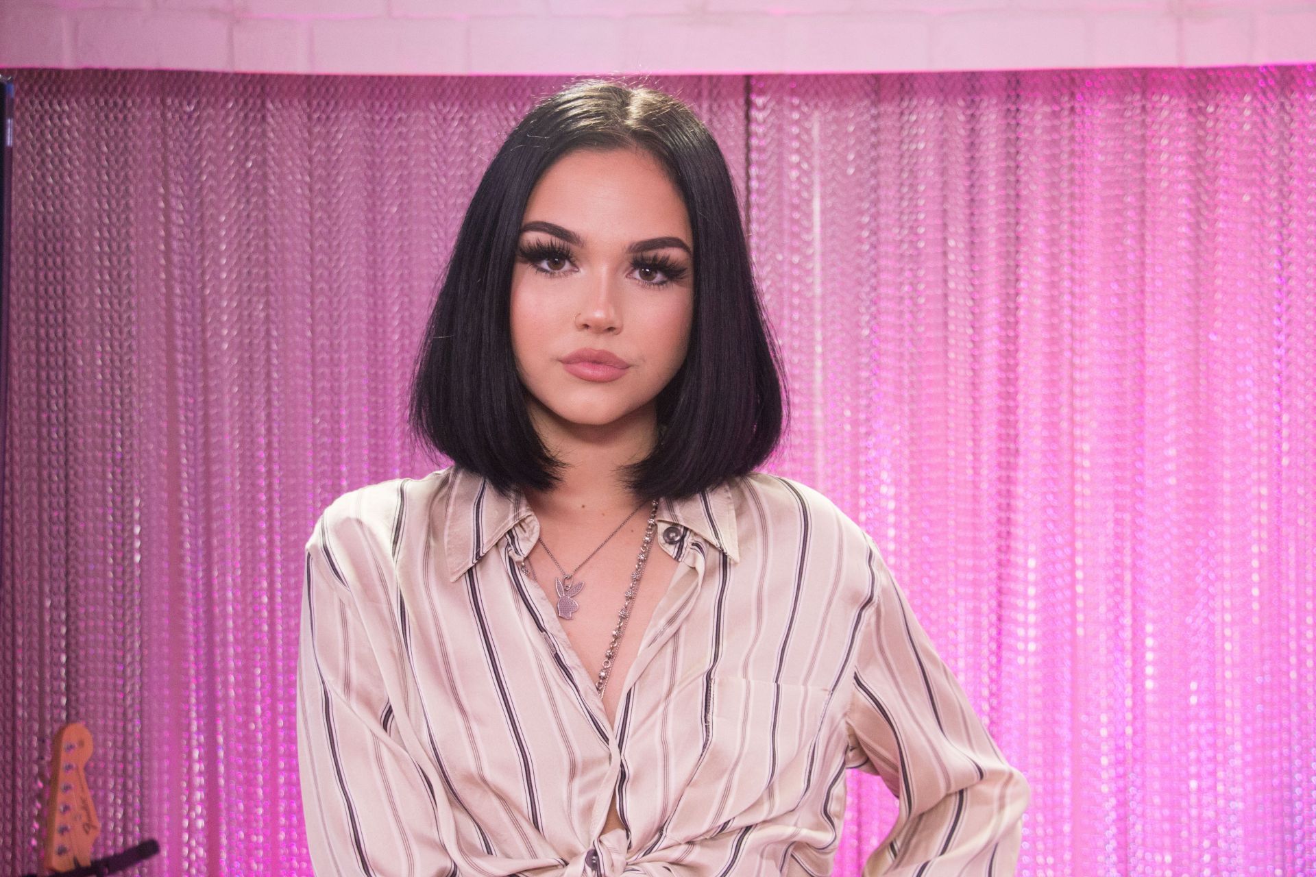 Maggie Lindemann Visits Young Hollywood Studio - Source: Getty