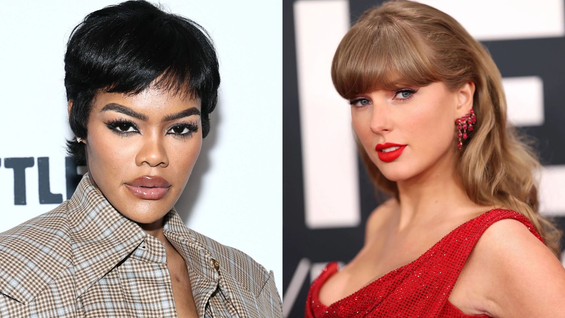 Teyana Taylor and Taylor Swift (Image via Getty)