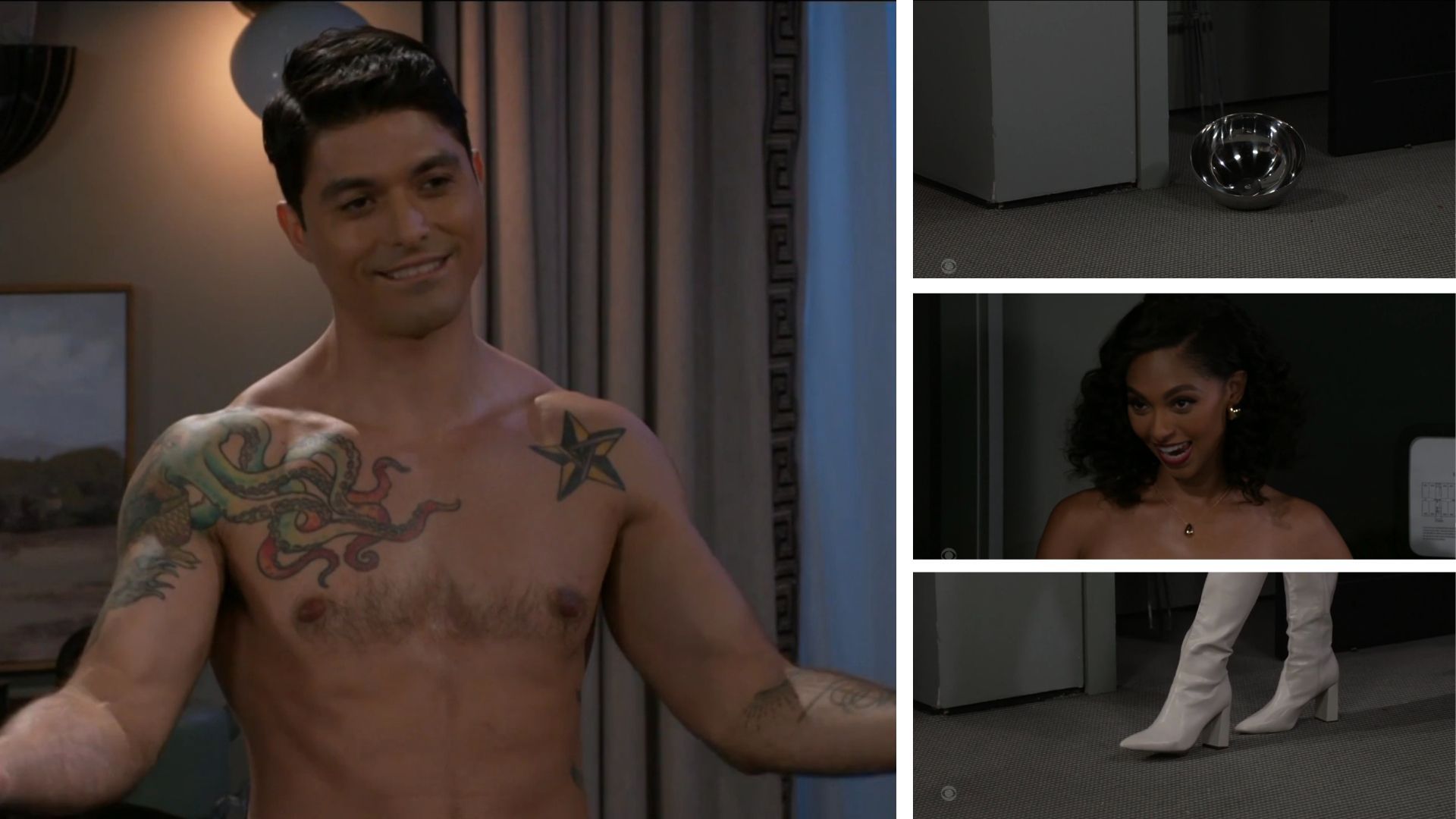 Beyond the Gates: It all started so well...Tomas and Kat having a great night until.. | Image: CBS