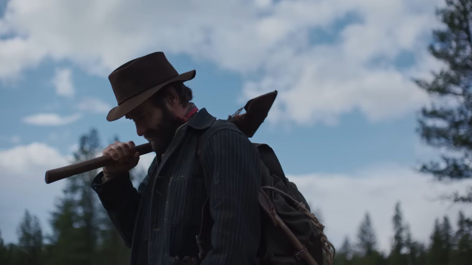 Still from Train Dreams (Image via Netflix)