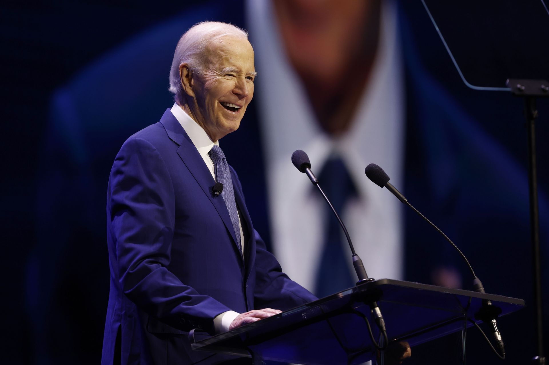 Job Biden Speaks At Society for Human Resource Management (SHRM) In San Diego - Source: Getty