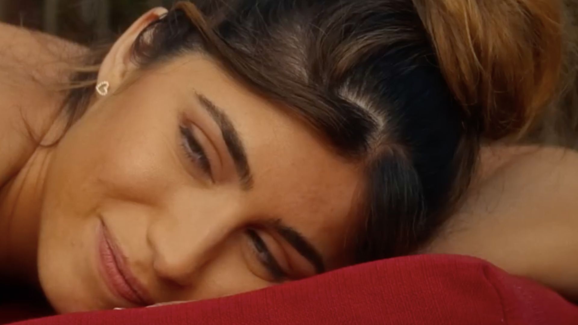 A still from Bone Lake, featuring Andra Nechita