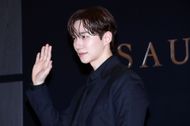 Lee Jun-Ho aka Junho of South Korean boy band 2PM poses for media at the Dior Beauty 'Sauvage' pop-up store opening at Lotte World Mall in Seoul, South Korea | Image via: Getty