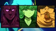 Tatsumaki, Pig God, and Superalloy Darkshine (Image Source: Studio J.C. Staff)
