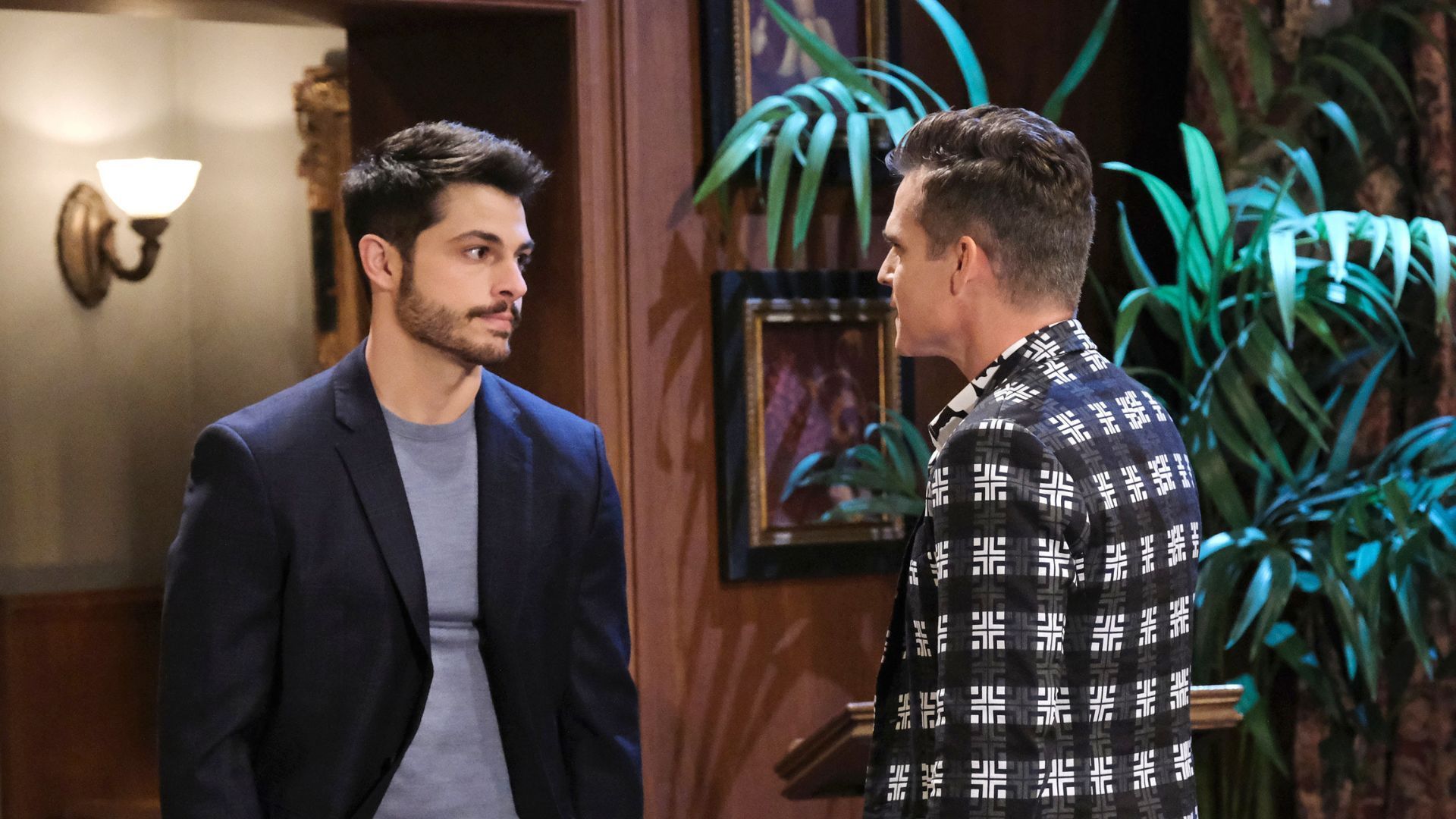 Zach Tinker (Sonny) and Greg Rikaart (Leo) on Days of our Lives | Image: JPI