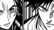 Yuka and Tsurugi's astonished reaction as seen in manga (Image Source: Shueisha)