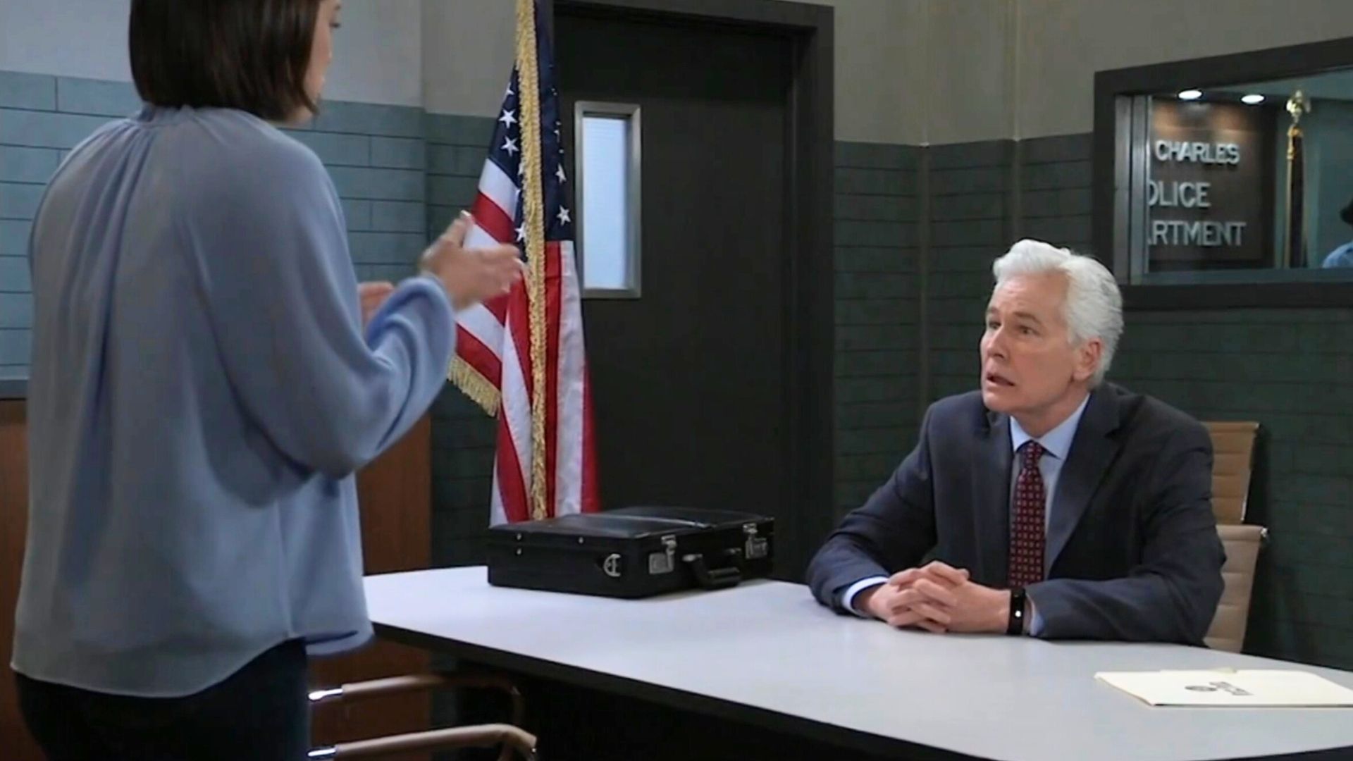 Marty looks like he&#039;s had enough of Willow on General Hospital | Image: ABC