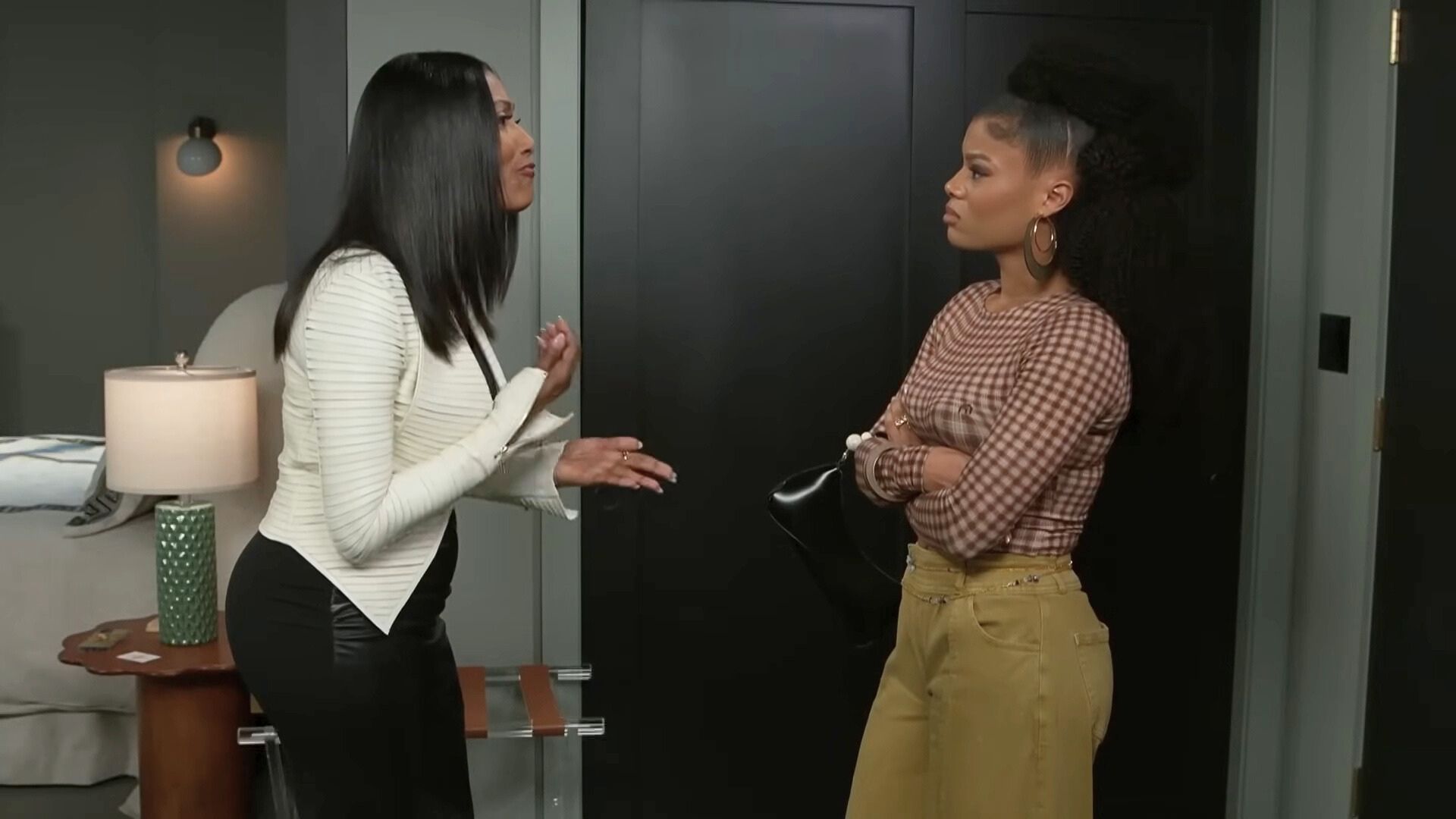 Beyond the Gates: Leslie dispenses advice to Eva | Image: CBS
