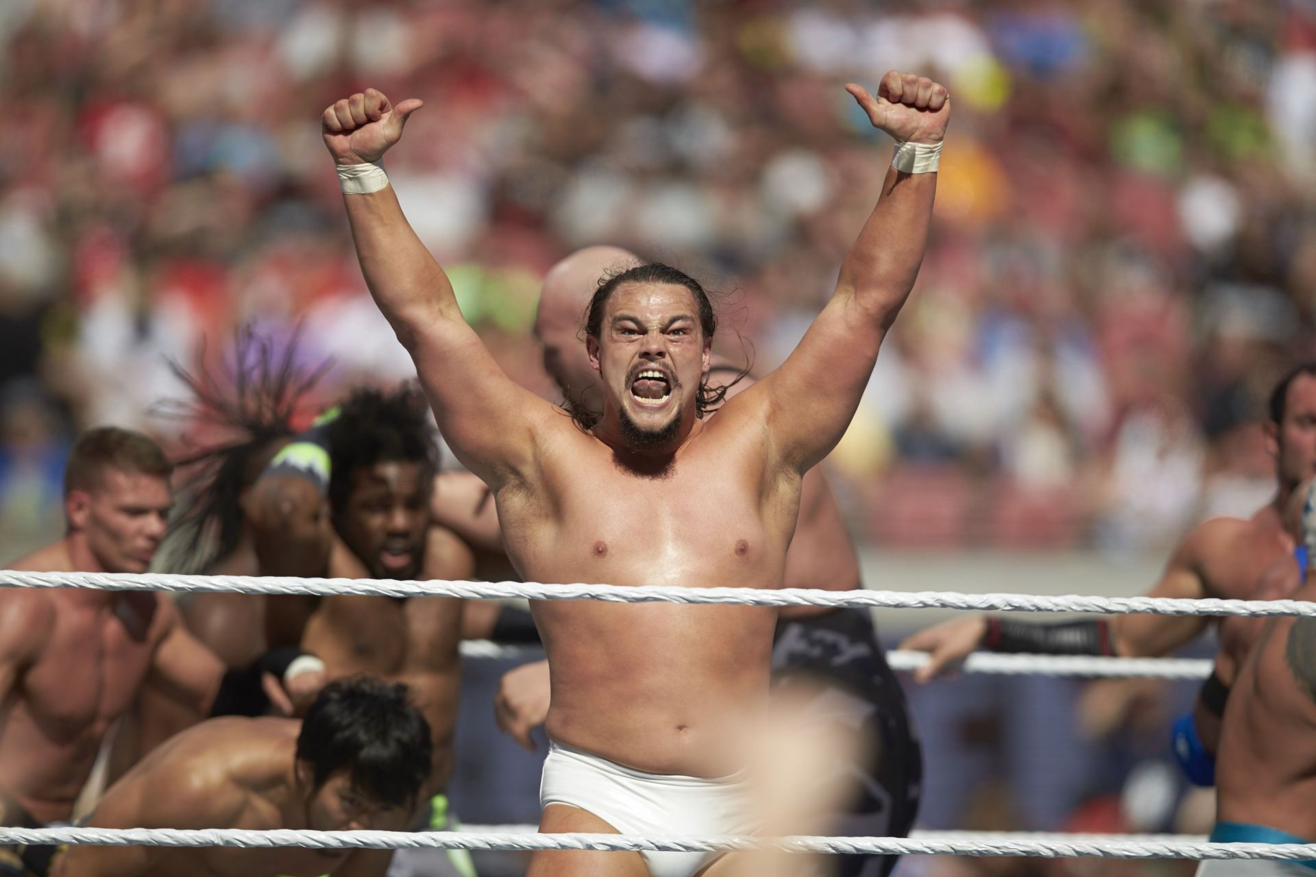 Bo Dallas At WrestleMania 31... - Source: Getty