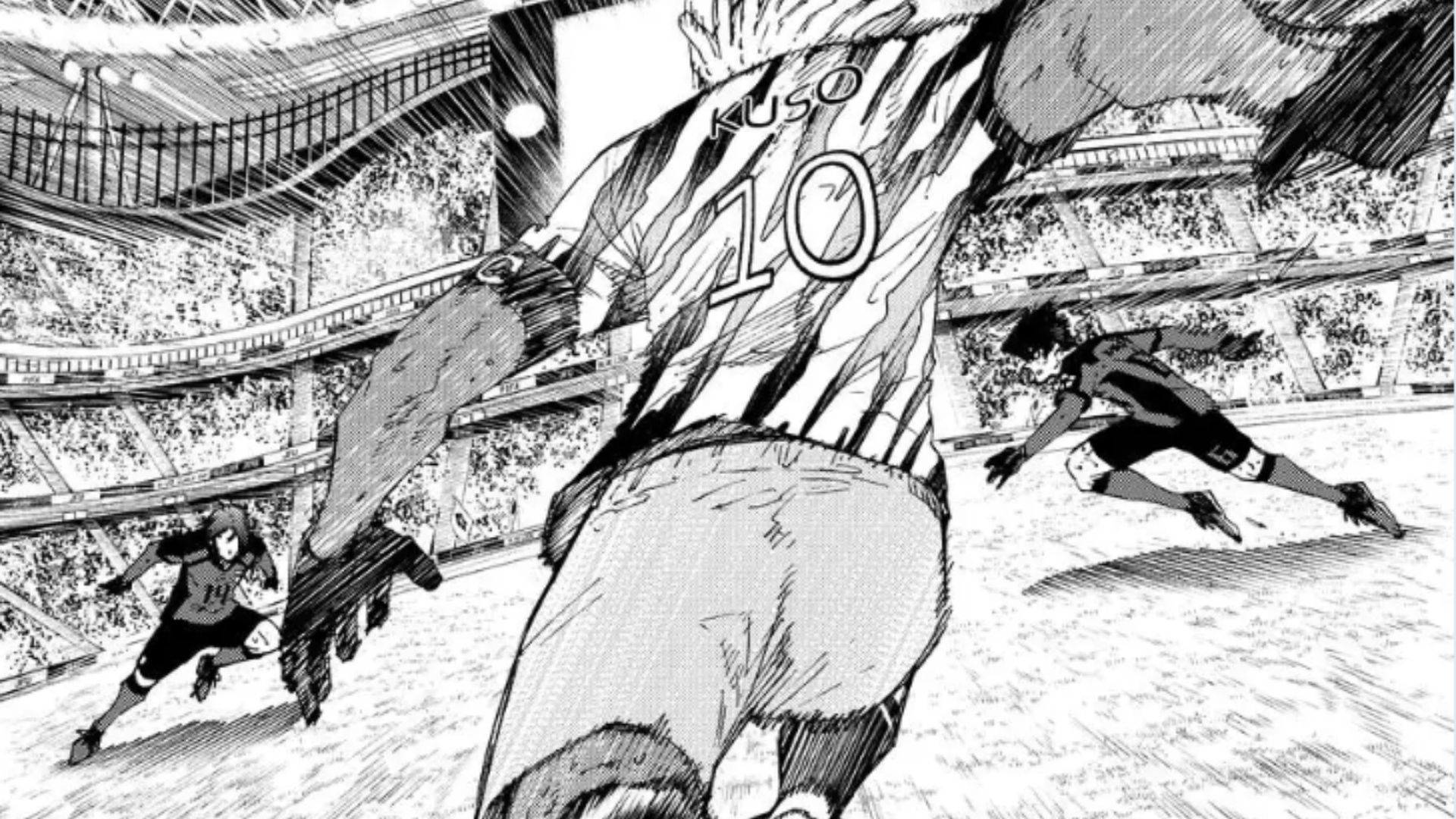 Kuso is making his way towards Japan&#039;s goal post (Image Source: K Manga)