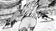 Kuso is making his way towards Japan's goal post (Image Source: K Manga)