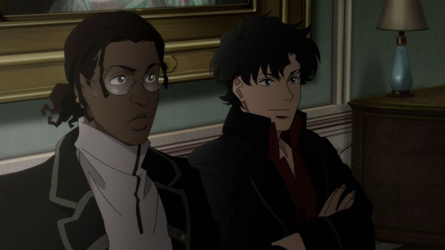 Axel and Doug, as seen in the anime (Image credit: Studio Mappa)