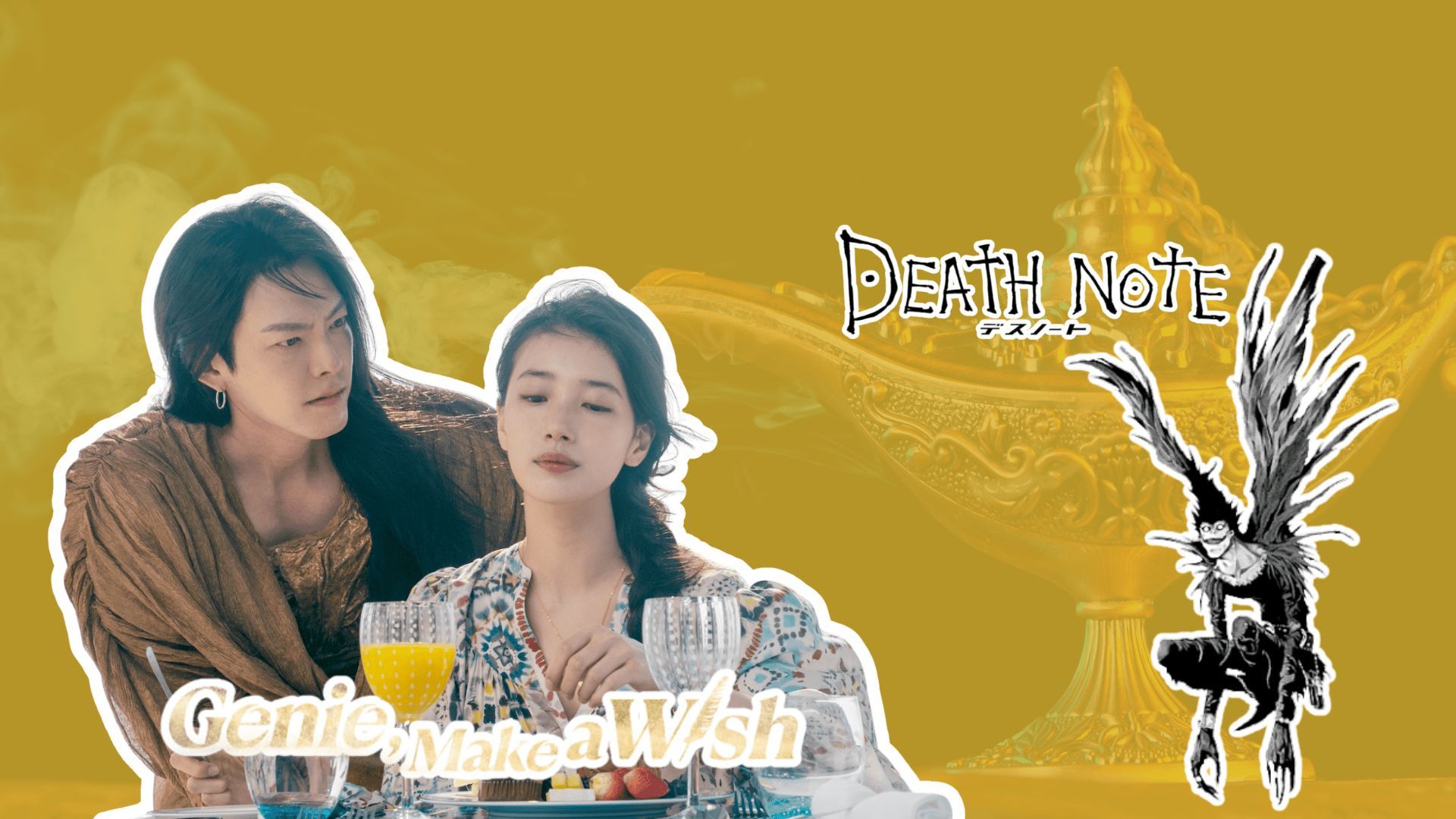 Images from Genie, Make a Wish and Death Note | Images via: Netflix/Crunchyroll | Collage by: Beatrix Kondo of Soap Central