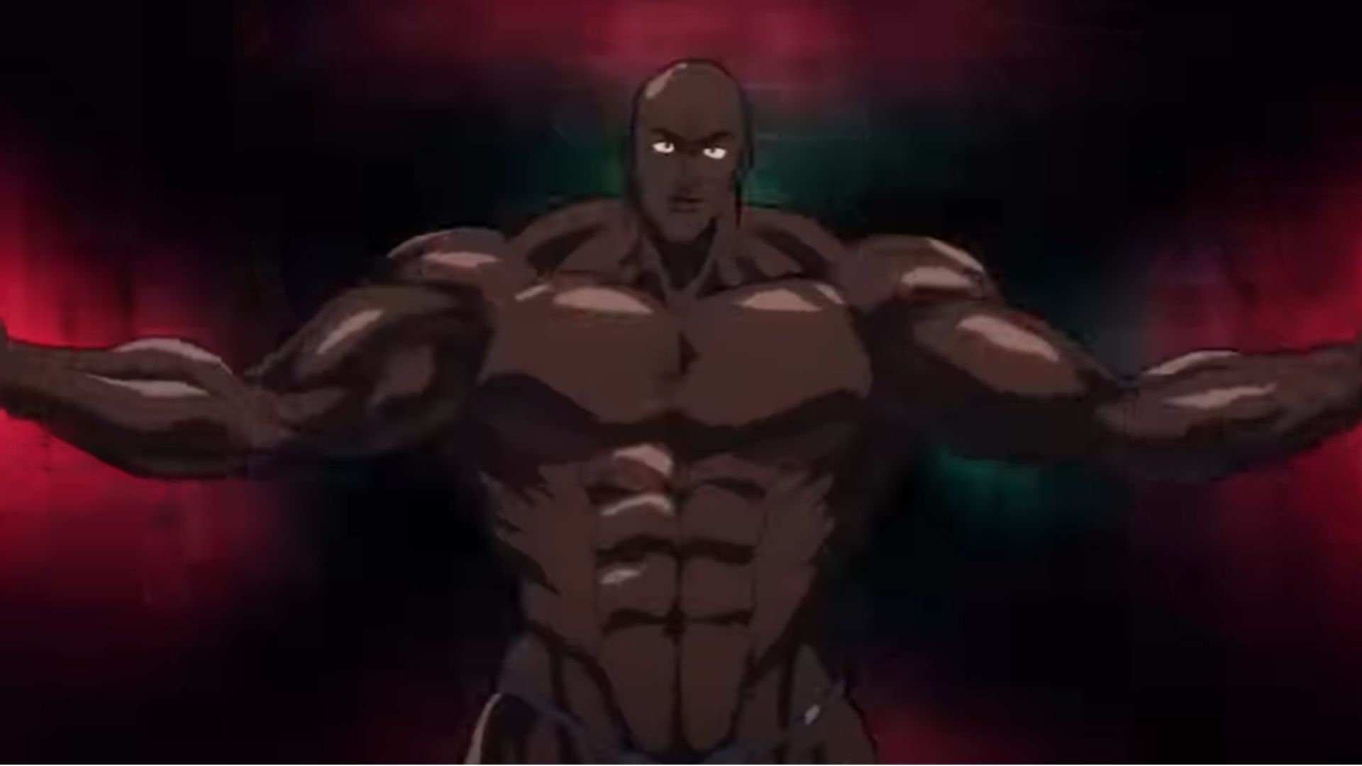 Superalloy Darkshine showcasing his muscular build (Image Source: Studio J.C. Staff)