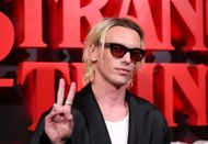 Jamie Campbell Bower attends the "Stranger Things: The First Shadow" Broadway Opening Night at Nederlander Theatre on April 22, 2025 in New York City | Image via: Getty