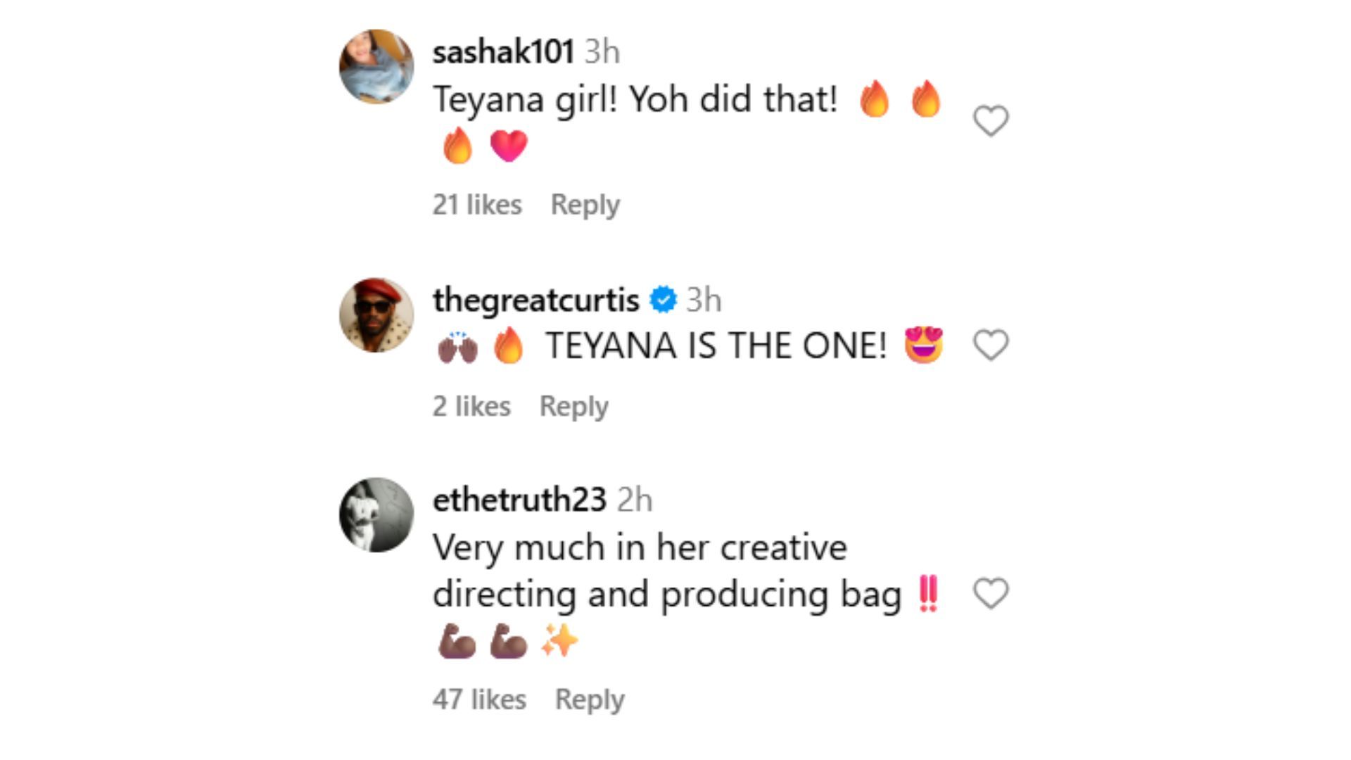 Netizens react to Teyana Taylor and Dana Gurira&#039;s act (Image via Instagram/@hollywoodunlocked)