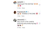 Netizens react to Teyana Taylor and Dana Gurira's act (Image via Instagram/@hollywoodunlocked)