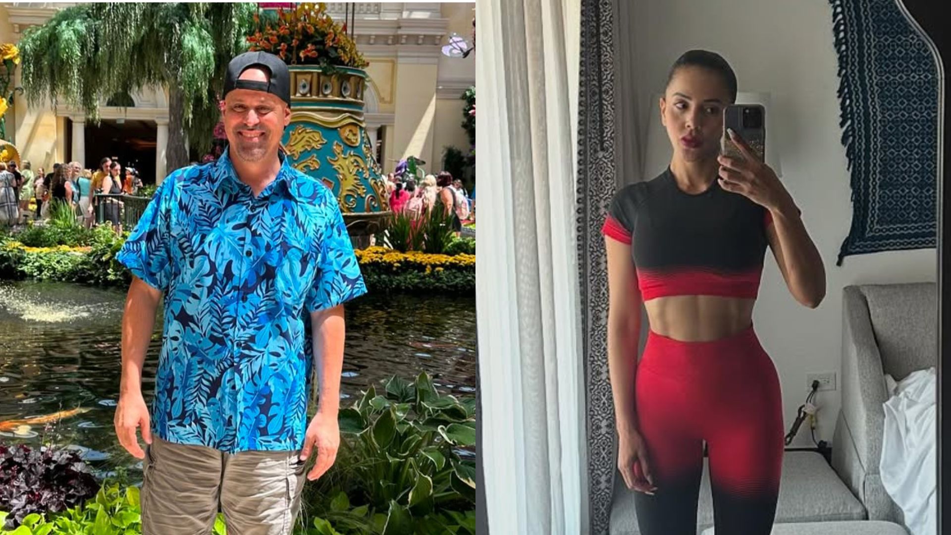 Gino Palazzolo and Jasmine Pineda (Image via Instagram/@gpalazz2 @jasminepanama)