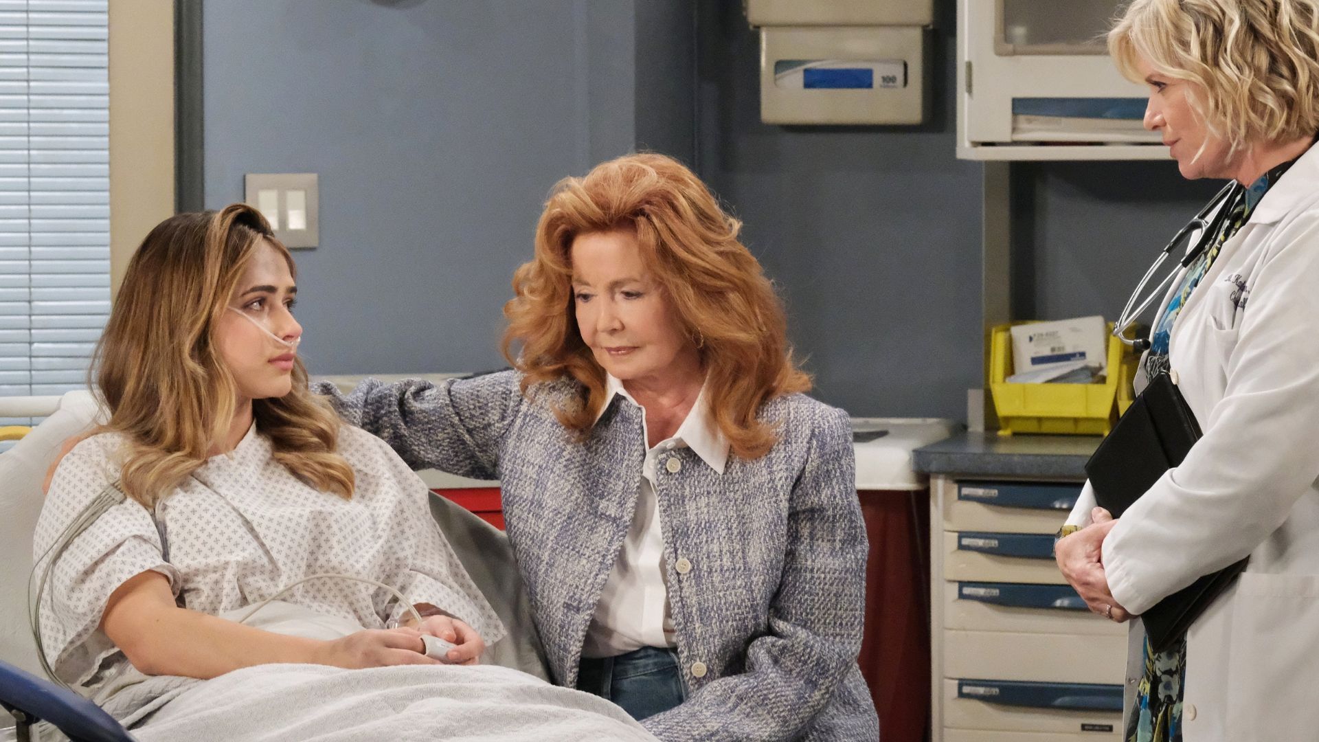 Holly listens to what Kayla has to say | Image: JPI
