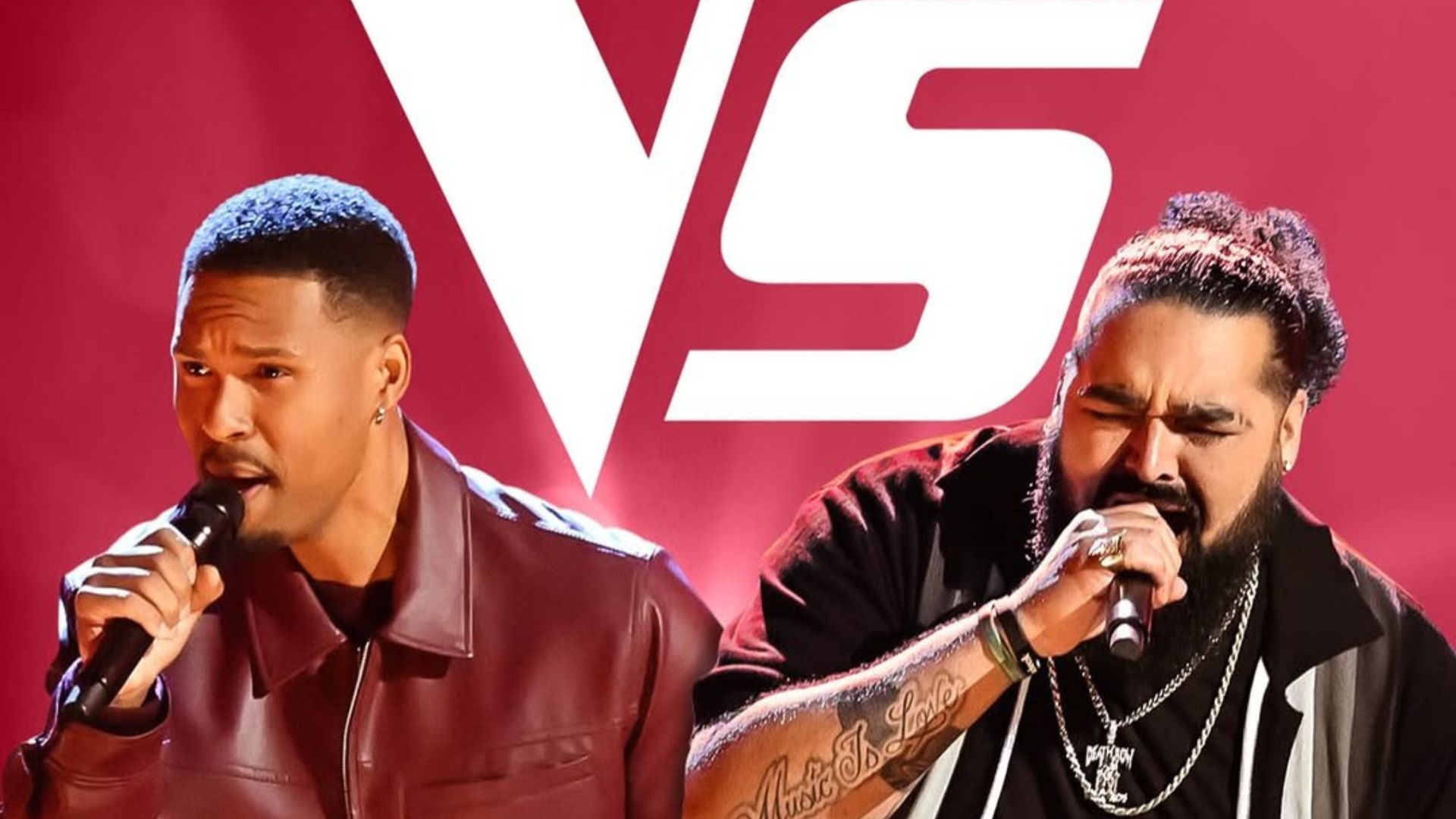 Jerrell Melton and Ralph Edwards battle on The Voice | image via Instagram/ @nbcthevoice