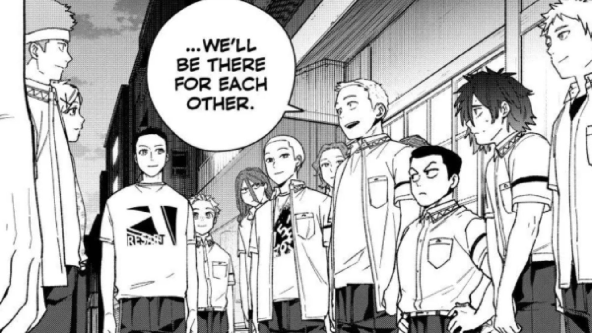 First-year&#039;s bid farewell after their meeting with Second-year (Image Source: K Manga)
