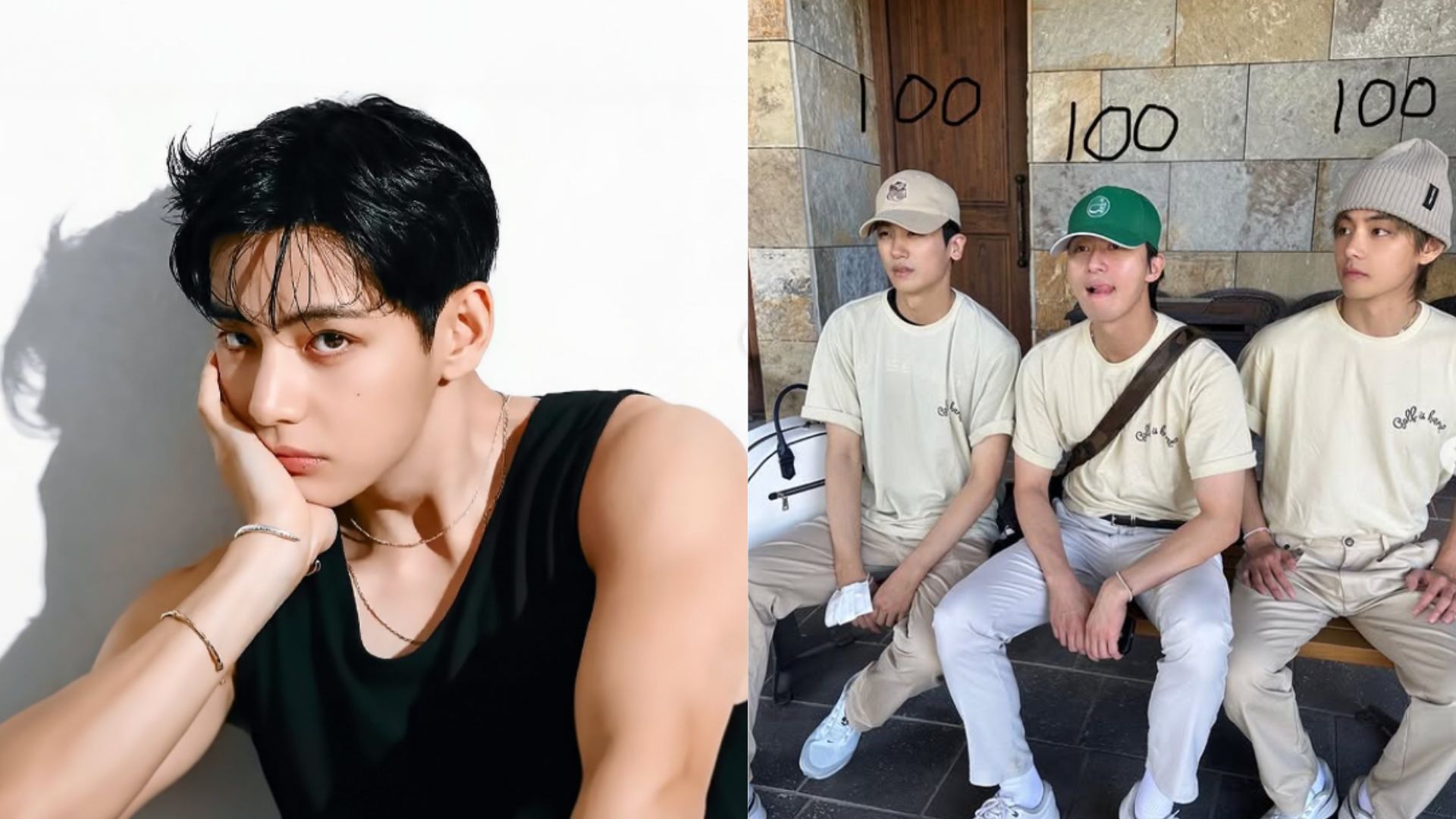 BTS&rsquo; Taehyung goes running with WOOGA squad members Park Seojoon and Hyungsik in new IG story