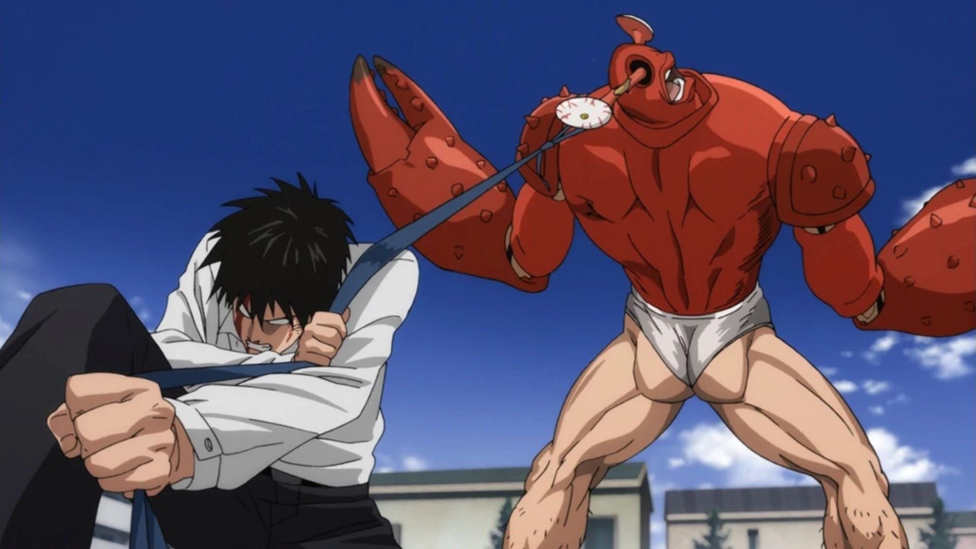Saitama vs. Crablante (Image Credit: Studio Madhouse)