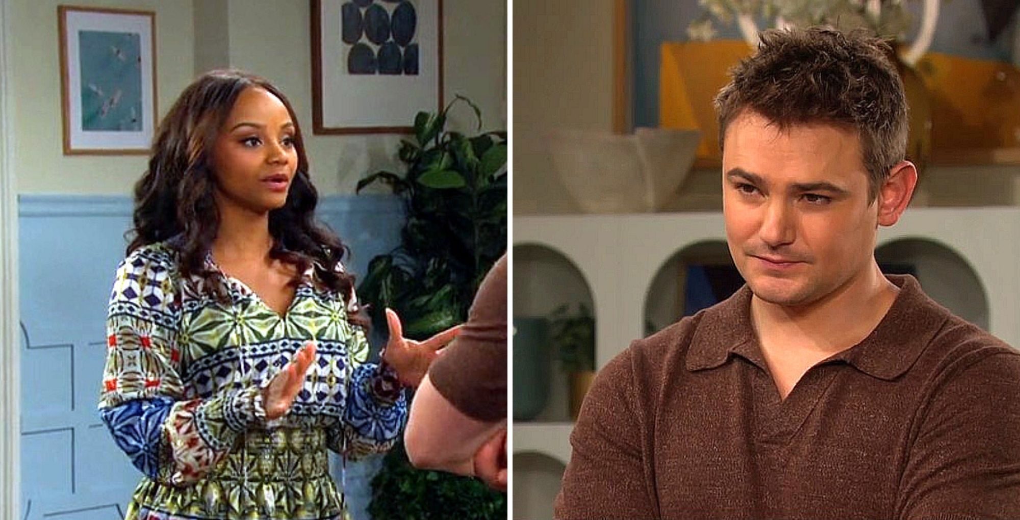 Days of Our Lives&#039; Chanel and Johnny. | Image Source: NBC