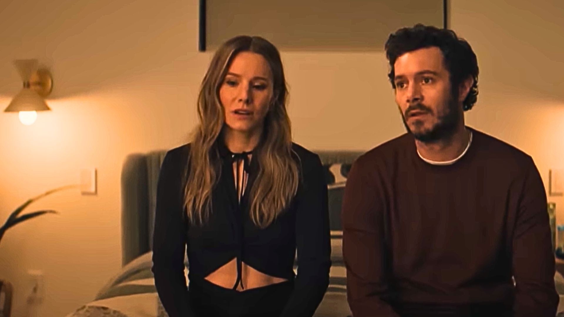 Kristen Bell as Joanne and Adam Brody as Noah in Nobody Wants This (Image via Netflix)