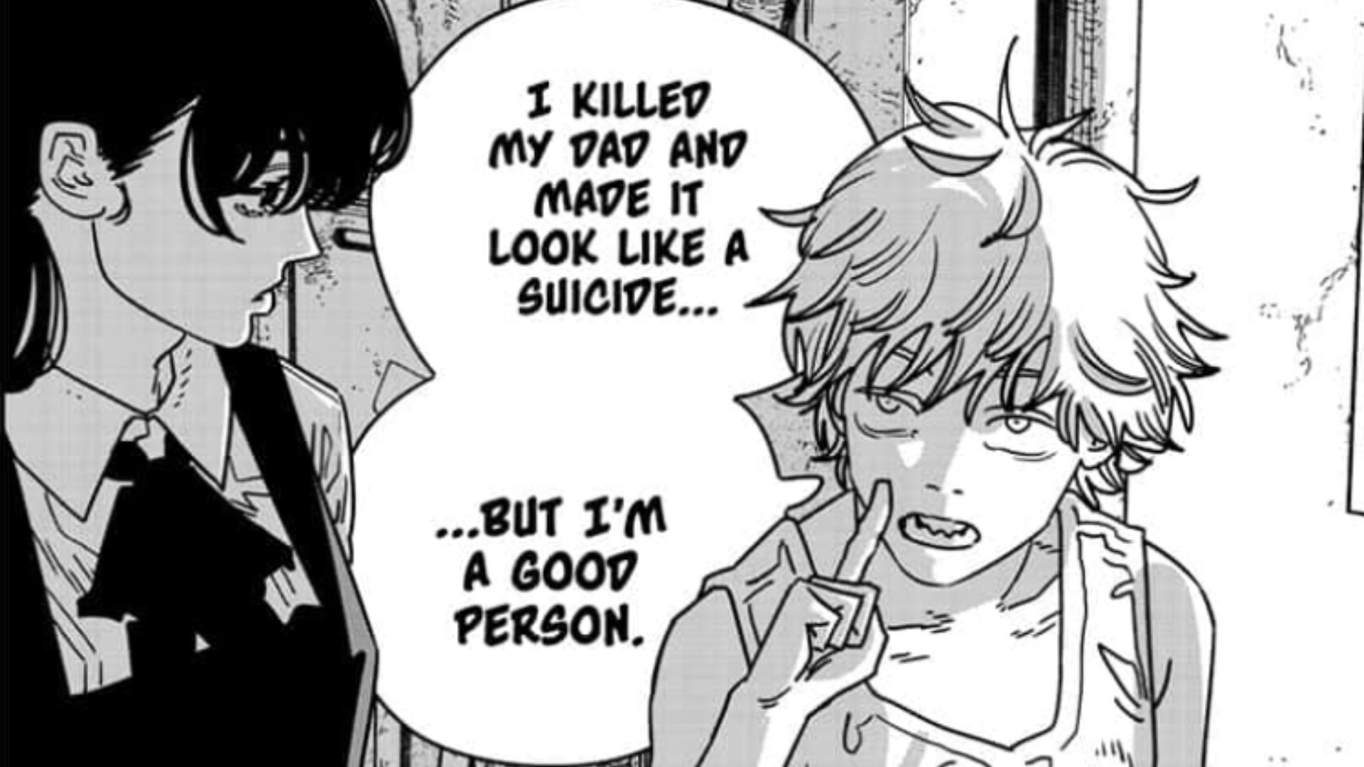 Denji, as seen in Chainsaw Man Chapter 217 (Image credit: Shueisha)