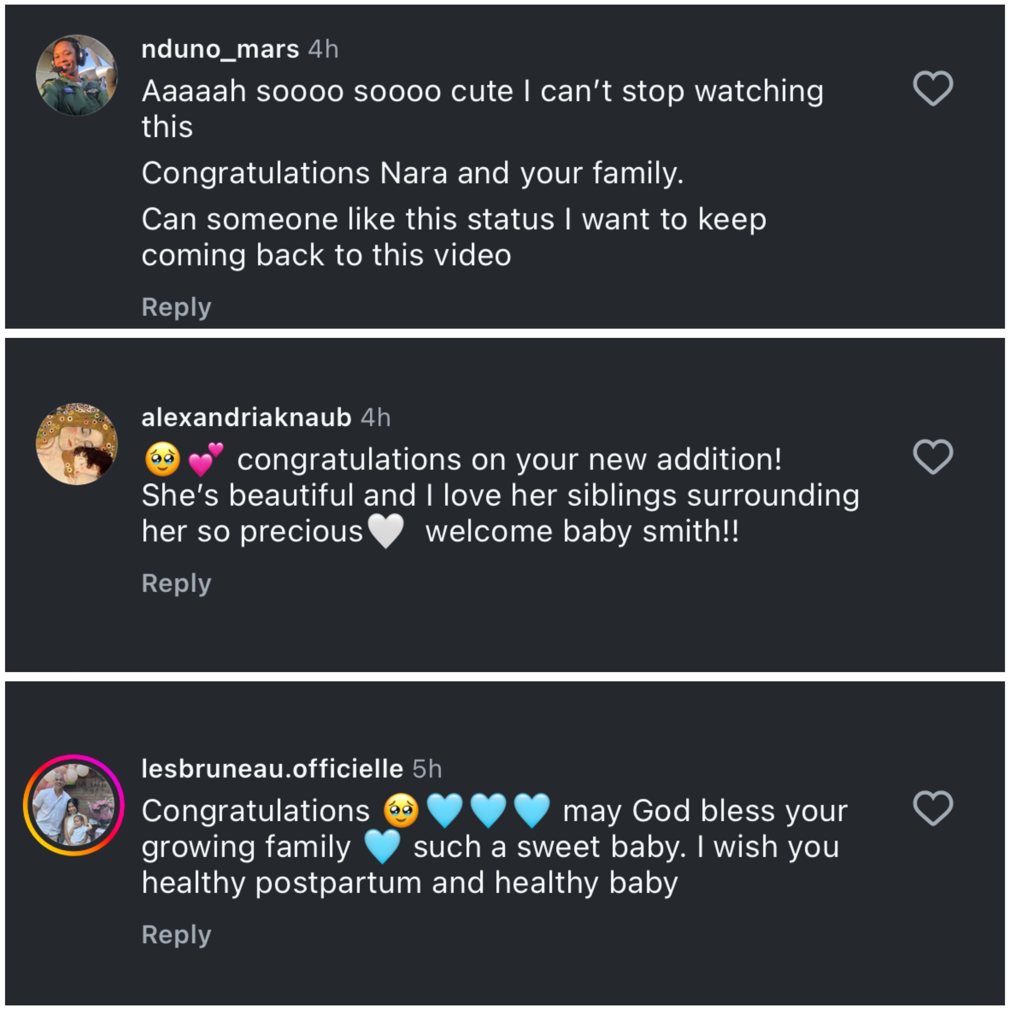 Fans reacted to Nara&rsquo;s post (Image via Instagram/@naraaziza)
