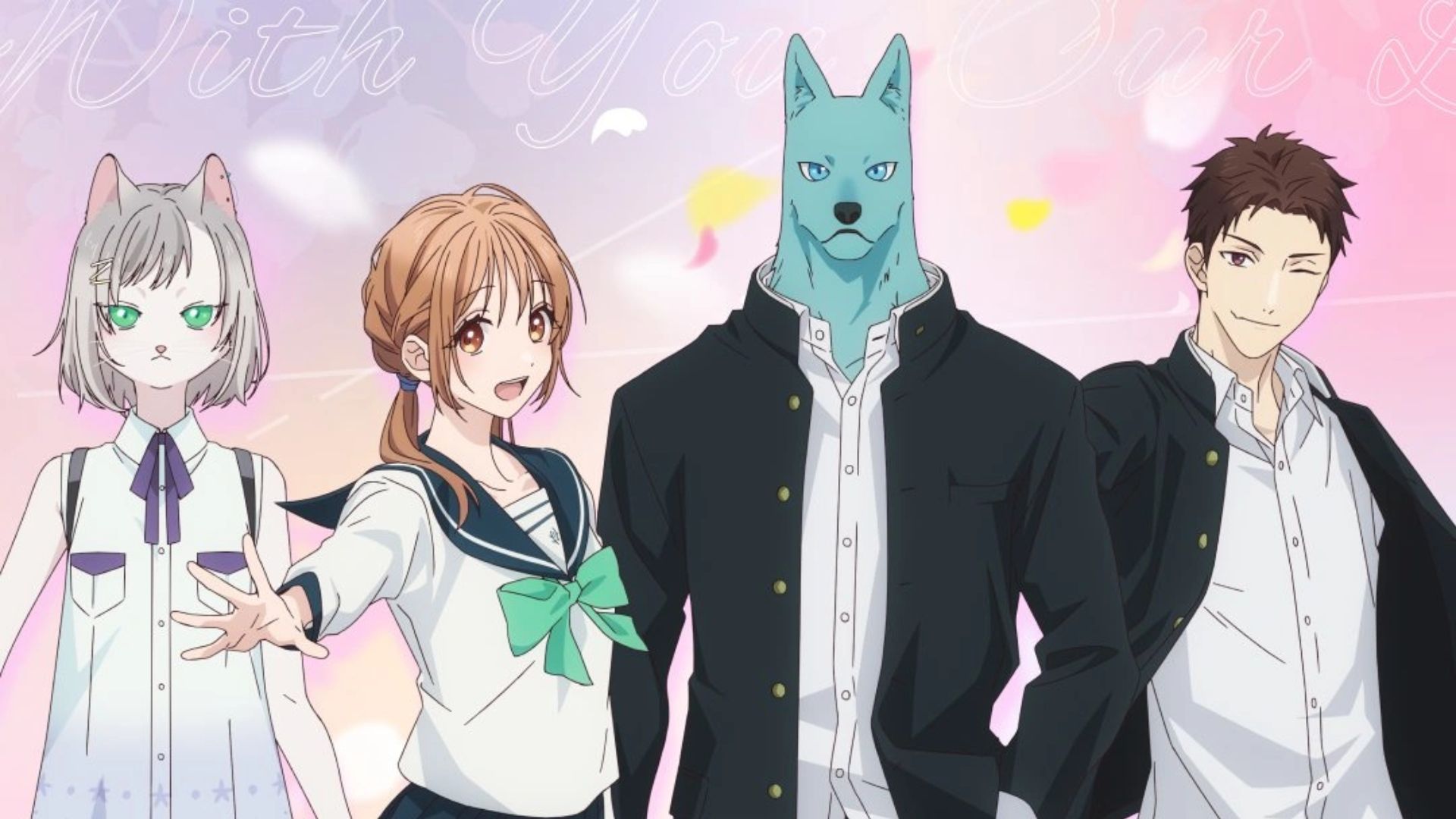 Mari, Tsunagu, Aida, and Kisara