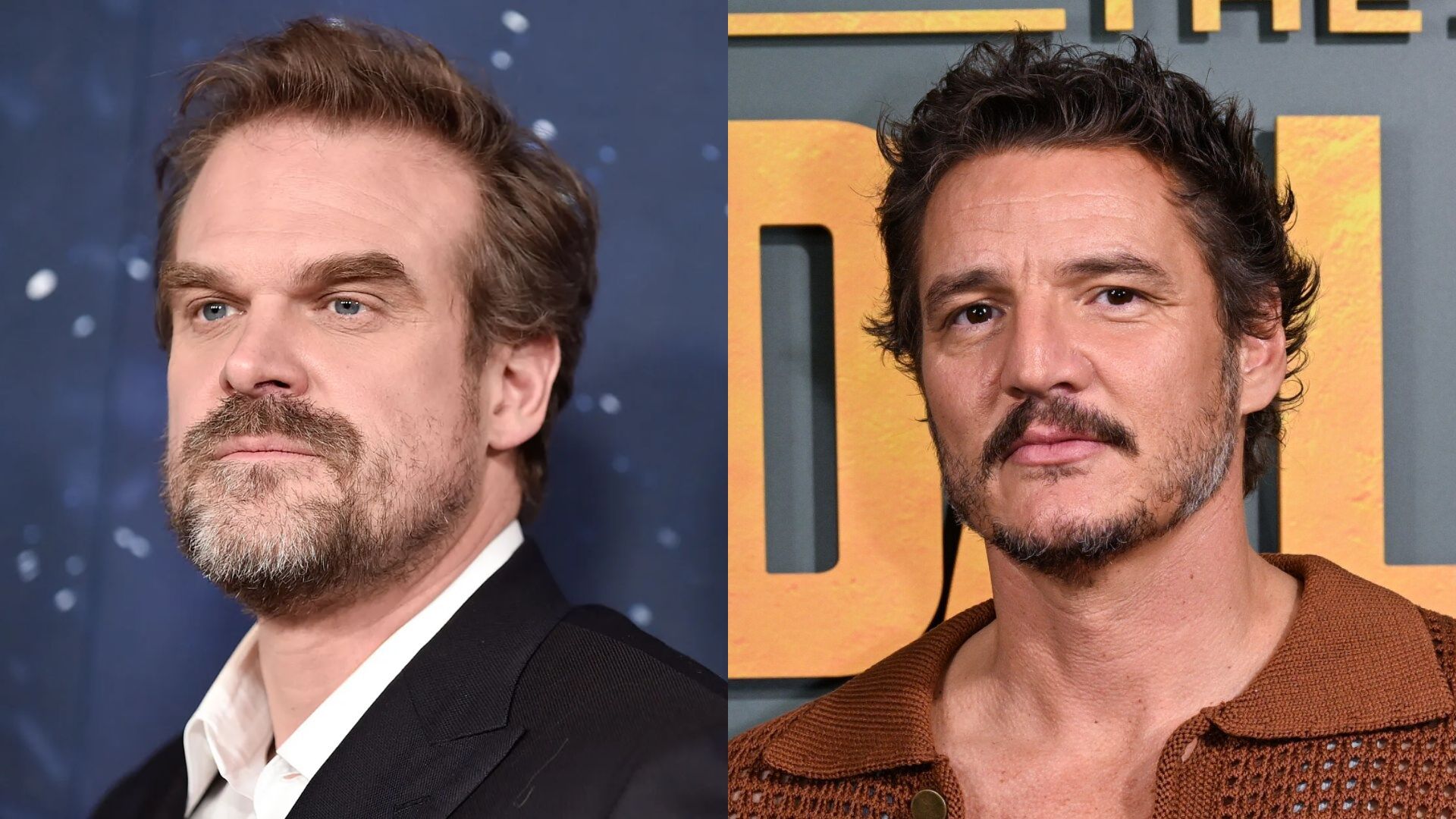 David Harbour and Pedro Pascal | Images via Britannica e Disney+