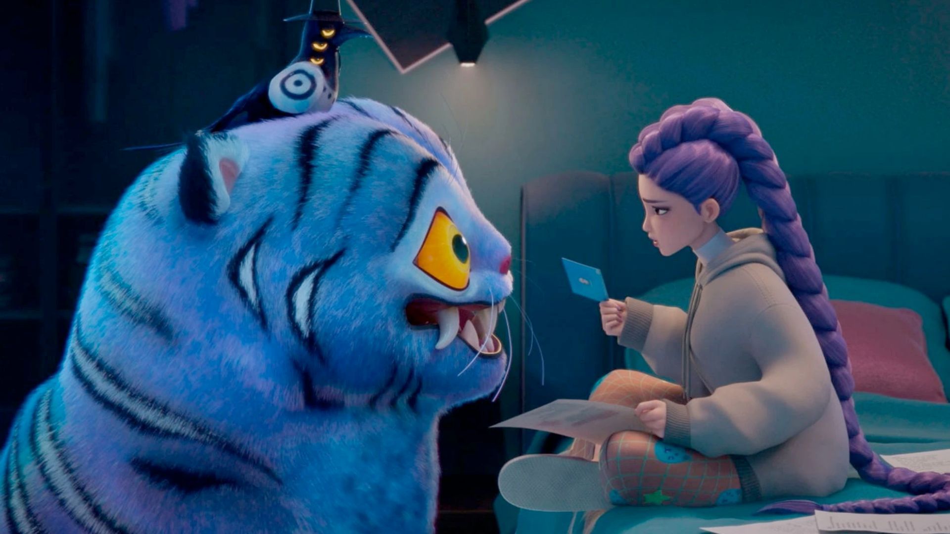 Scene from K-Pop Demon Hunters | Image via: Netflix